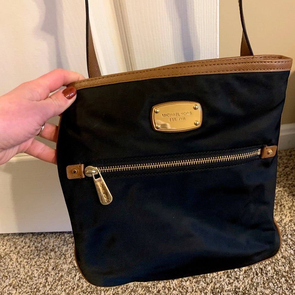 Black Michael Kori Crossbody